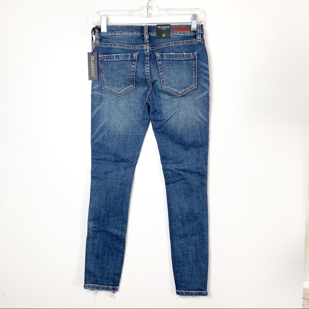 NWT BLANKNYC The Reade Stagger Hem Skinny Jeans - Picture 5 of 6